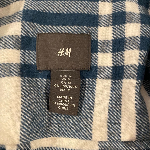 H&M > Plaid Shacket - Picture 4 of 6